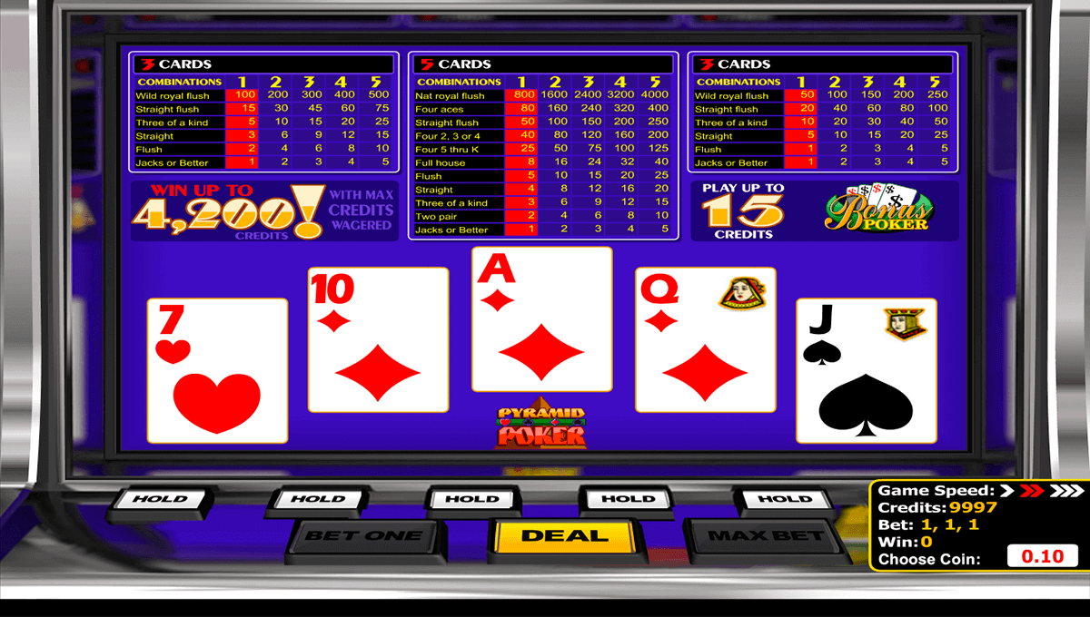 download free poker machine games