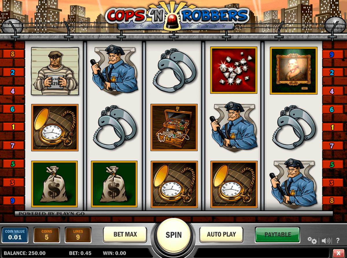 cops n robbers игровой автомат