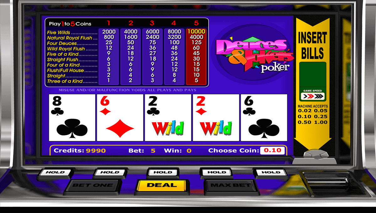 Deuces & Jokers Poker