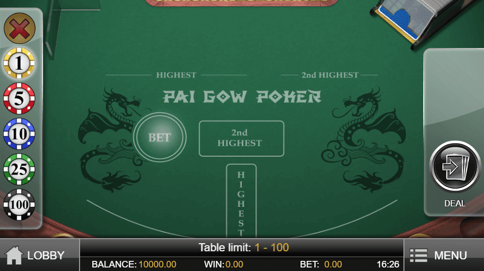 Pai Gow Poker